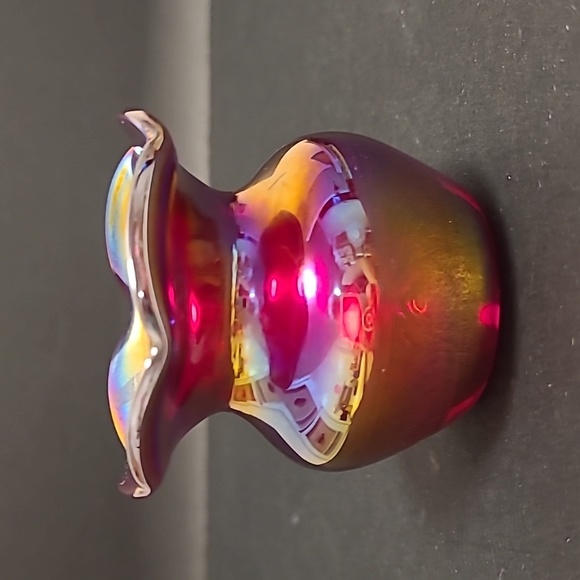 Other - Vintage Iridescent Art Glass Toothpick Holder